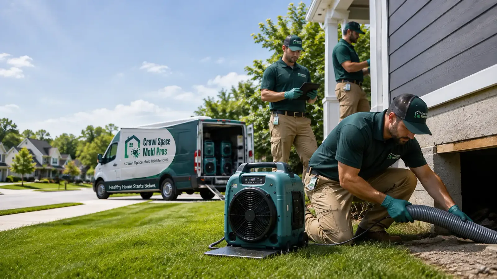 Crawl Space Mold Removal in Bartelso, IL